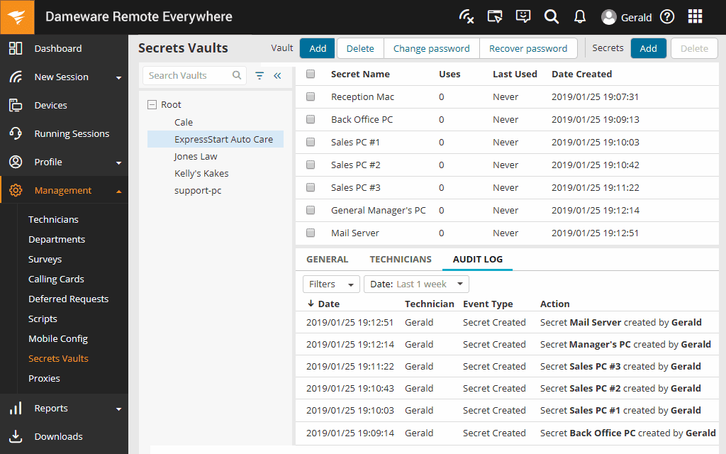 Dameware Remote Everywhere - tab3 image en-us