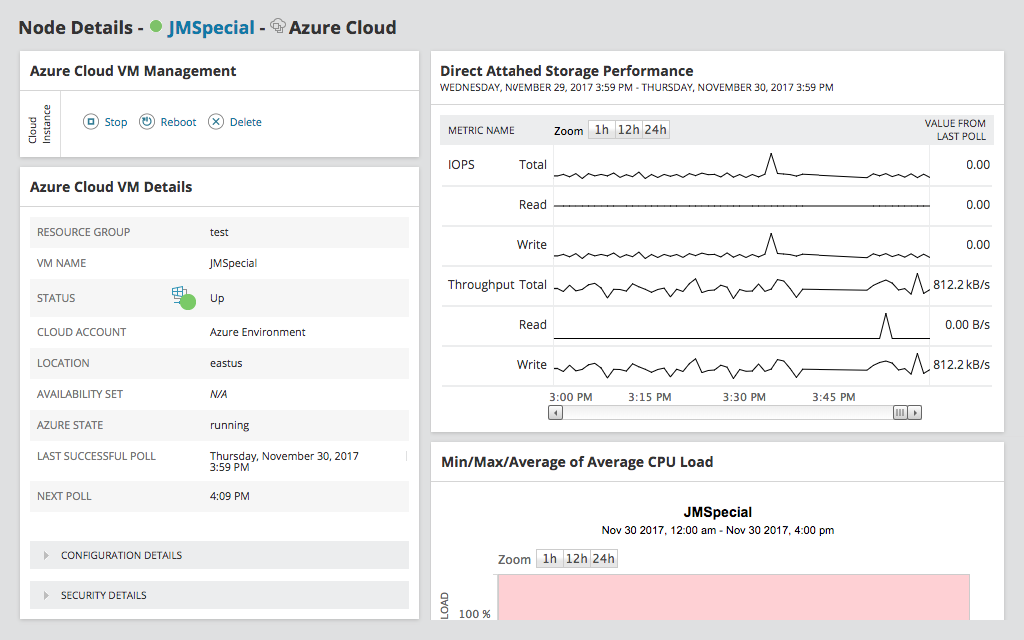 Server & Application Monitor - Tree Menu Tab 4 Image