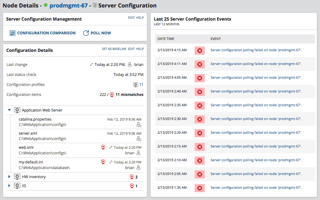 Server Configuration Monitor - tab2 image en-us