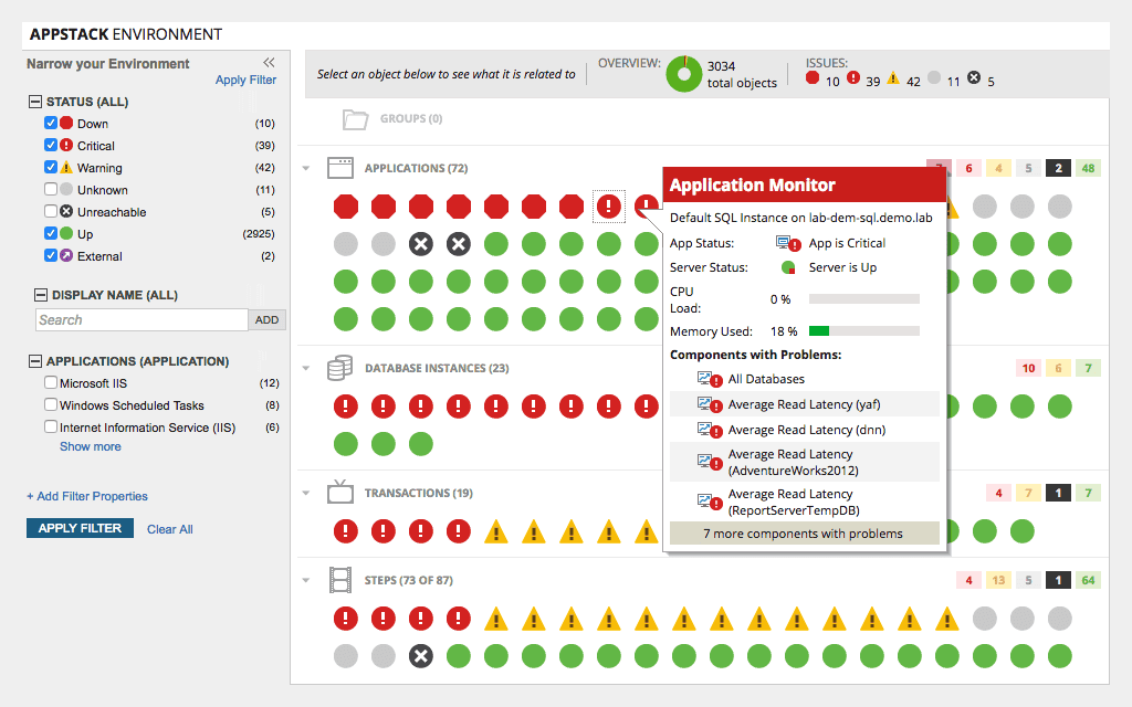 Storage Resource Monitor  Solarwinds - Tree Menu Tab 4 Image